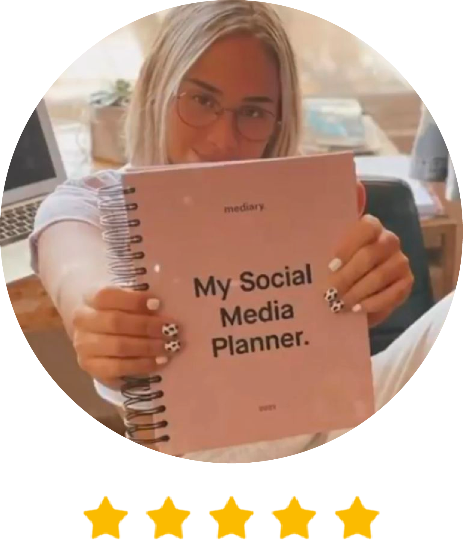 Social Media Planner Workbook, Home